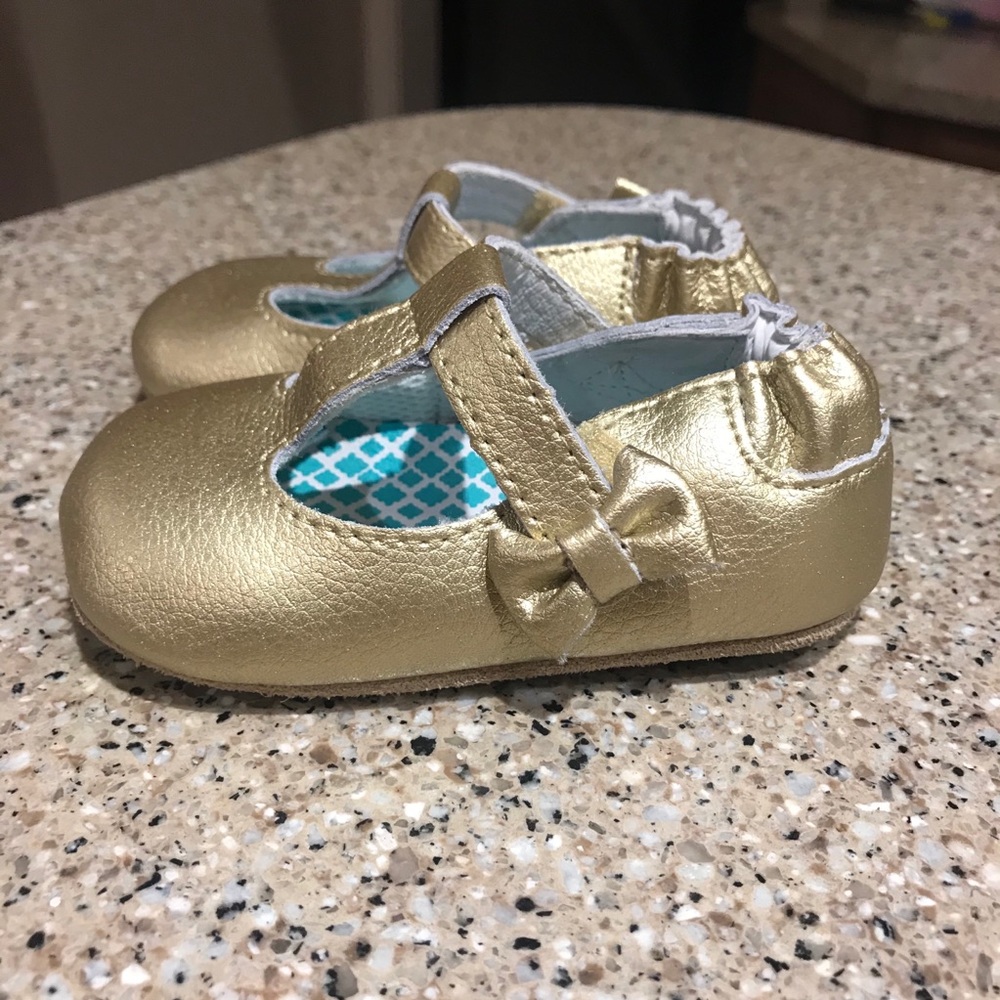 ROBEEZ Glamour Grace gold MINI SHOEZ |  EUC
